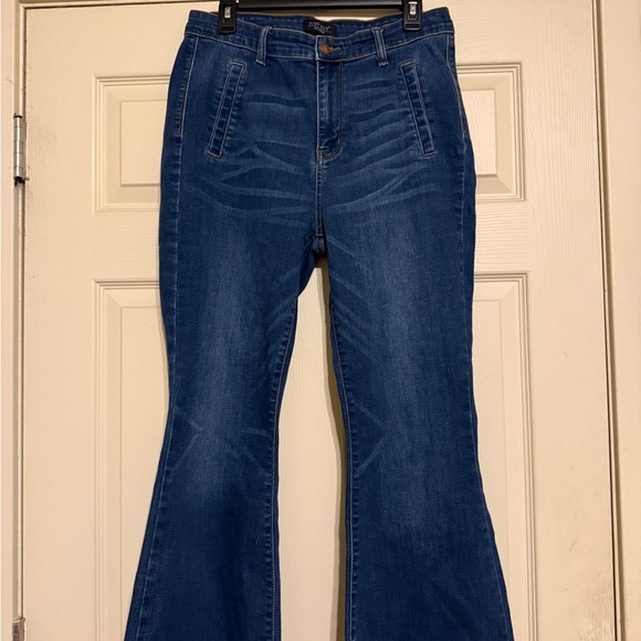 Judy Blue Denim - Judy Blue Flare Jeans High Rise Bell Bottoms size 13/31